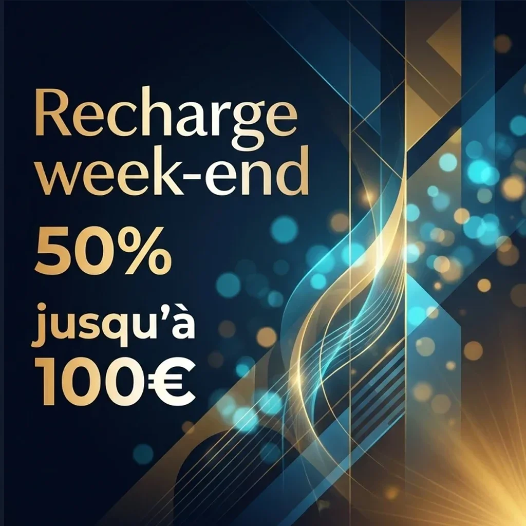 Recharge week-end 50% jusqu’à 100€